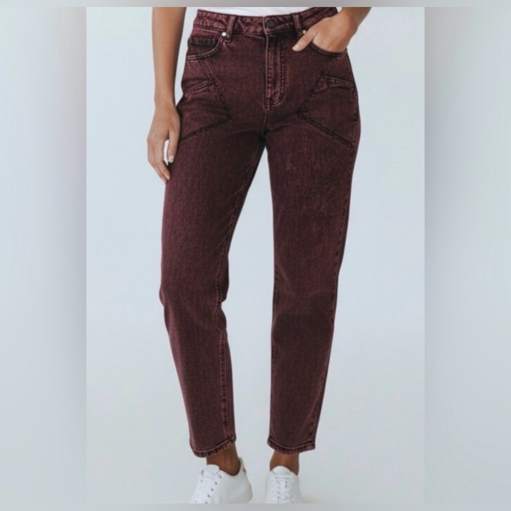 Acid Wash High-Waist Jeans - Size 22W, NWT
